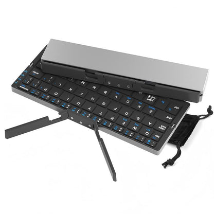 🌞Frühlingserwachen: 50% Rabatt!🎹Faltbare Mini-Bluetooth-Tastatur – Magnetischer Ständer, Universell Kompatibel & Lange Akkulaufzeit, Tragbar für Telefon/Pad/Laptop