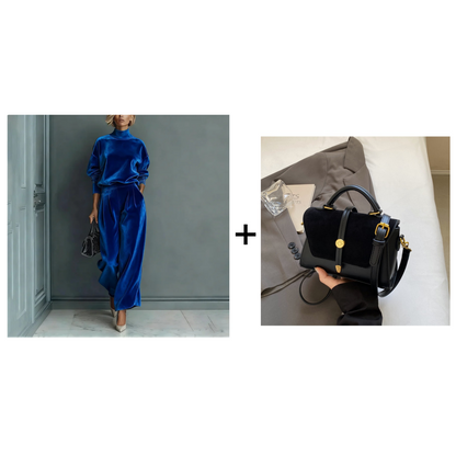 🎉 Neujahrsgeschenk – 50% RABATT!🧥 Damen-Freizeit-Zweiteiler: Warmes Oberteil + Weite Hose – mühelos stylisch & bequem (kein Kombinieren nötig!)