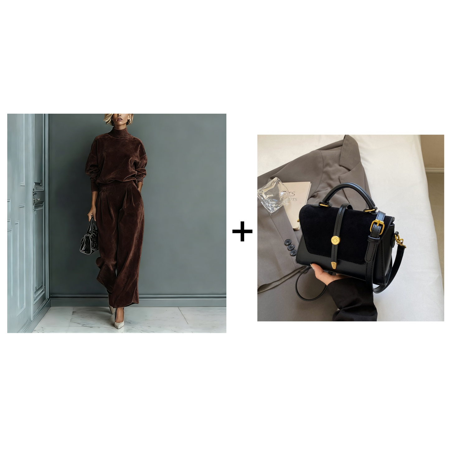 🎉 Neujahrsgeschenk – 50% RABATT!🧥 Damen-Freizeit-Zweiteiler: Warmes Oberteil + Weite Hose – mühelos stylisch & bequem (kein Kombinieren nötig!)