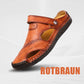 🏆Bis zu 50 % Rabatt!🔥Große Größe Weiches Leder Männer Atmungsaktive Outdoor-Sandalen