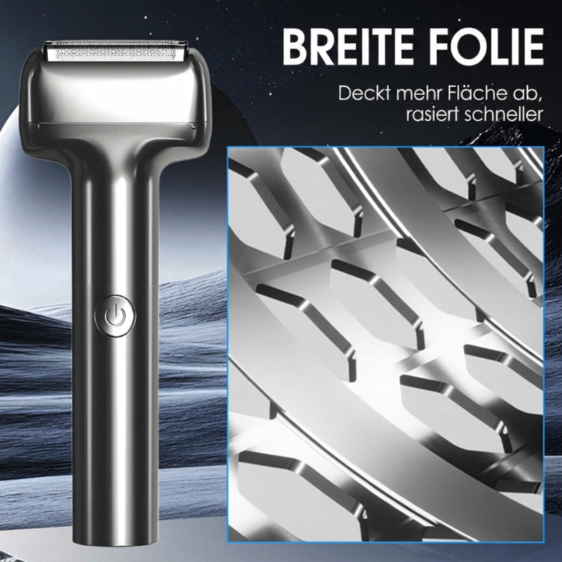 💥 50 % Rabatt ! Wiederaufladbarer Folien-Elektrorasierer für Herren – 60 Minuten Akkulaufzeit, IPX6 wasserfest, flüsterleiser Betrieb für empfindliche Haut-Gcom