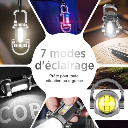 ⚡ 50 % Rabatt ! Mini LED Taschenlampe Schlüsselanhänger – Kleines Format, maximale Power! 🔦 300 Lumen & 7 Modi, USB-C Aufladung, stoßfest & regendicht