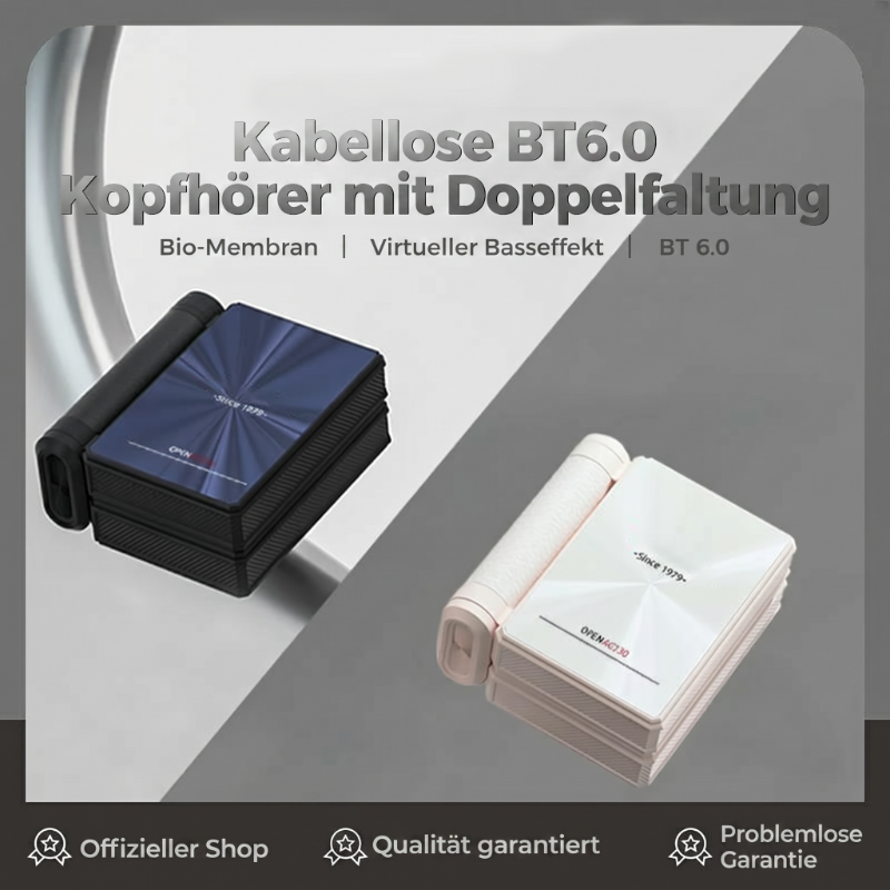 ⏰️Letzter Tag für kostenlosen Versand⌛️🎧Kabellose Kopfhörer mit Noise-Cancelling – 145h Spielzeit, Bluetooth 6.0 & IPX5 Sport-Zertifizierung 🚀✨
