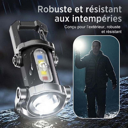 ⚡ 50 % Rabatt ! Mini LED Taschenlampe Schlüsselanhänger – Kleines Format, maximale Power! 🔦 300 Lumen & 7 Modi, USB-C Aufladung, stoßfest & regendicht