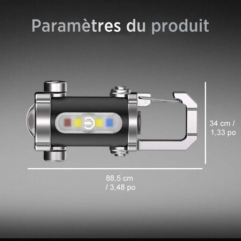 ⚡ 50 % Rabatt ! Mini LED Taschenlampe Schlüsselanhänger – Kleines Format, maximale Power! 🔦 300 Lumen & 7 Modi, USB-C Aufladung, stoßfest & regendicht