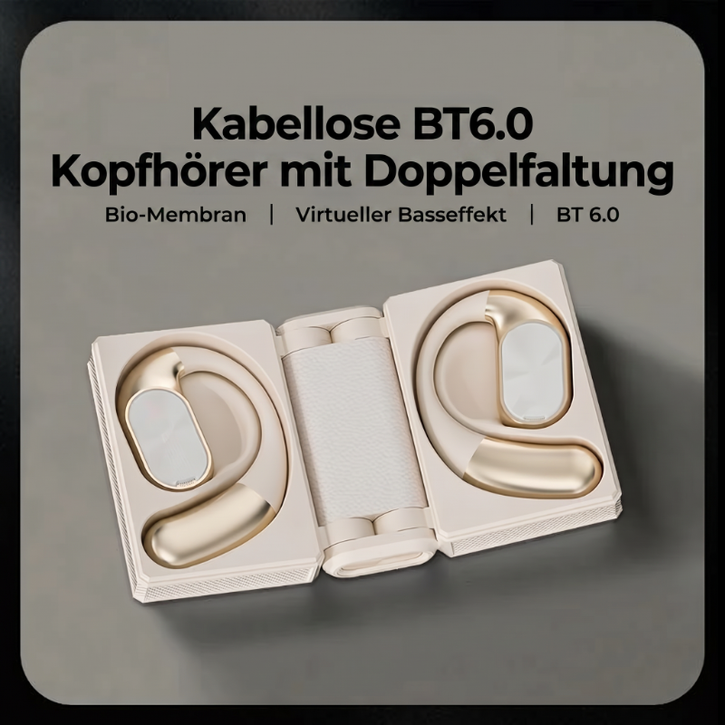 ⏰️Letzter Tag für kostenlosen Versand⌛️🎧Kabellose Kopfhörer mit Noise-Cancelling – 145h Spielzeit, Bluetooth 6.0 & IPX5 Sport-Zertifizierung 🚀✨