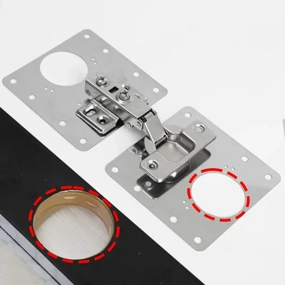 🔥Kaufe 1, erhalte 1 GRATIS!🛠️ HingePlate DIY Möbelscharniere Reparatur Seitenplatte 🏠 Einfache Scharnierreparatur