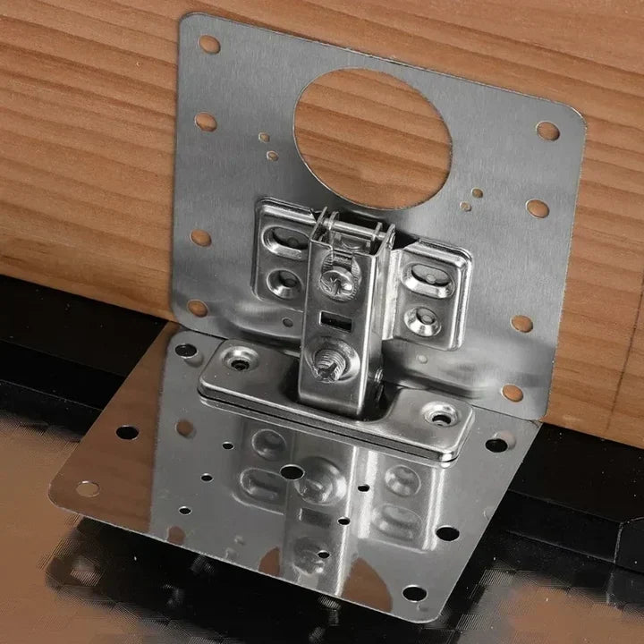 🔥Kaufe 1, erhalte 1 GRATIS!🛠️ HingePlate DIY Möbelscharniere Reparatur Seitenplatte 🏠 Einfache Scharnierreparatur