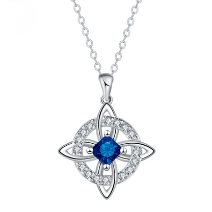 🔥 50 % Rabatt! Unisex-Halskette mit Hexenknoten-Anhänger – Symbol für Glück & Verbundenheit ✨📿 Langlebiges Kupfer, vielseitiger Stil für jeden Look, 12 Monatsdesigns zur Auswahl