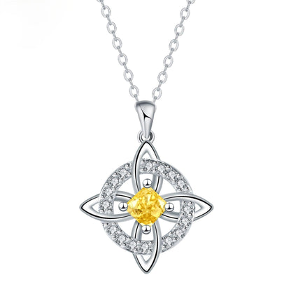 🔥 50 % Rabatt! Unisex-Halskette mit Hexenknoten-Anhänger – Symbol für Glück & Verbundenheit ✨📿 Langlebiges Kupfer, vielseitiger Stil für jeden Look, 12 Monatsdesigns zur Auswahl