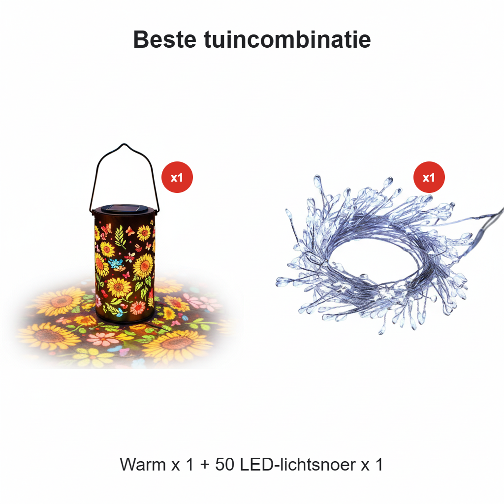 🌞NEUHEITEN FÜR 2026 – 60 % RABATT🌞Hängende Solar-Schattenlaterne mit durchbrochenem Design