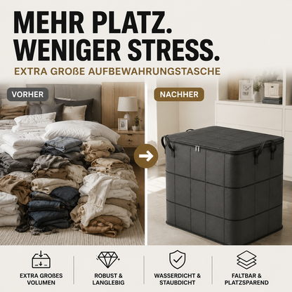 🧺📦Staubschutzhüllen für Bettdecken und Bettwäsche – großes Fassungsvermögen, strapazierfähiges Vliesmaterial und faltbar – ideal für die saisonale Aufbewahrung 🛏️