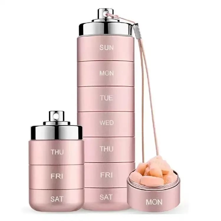 💎 -50% AUF DIE METALL-PILLENDOS! 💎 Auslaufsicher, 7-Tage & Lasergravur für unterwegs 🧳