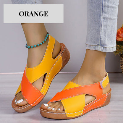 🔥Ultra-bequeme orthopädische Sandalen mit schrägem Absatz für Frauen