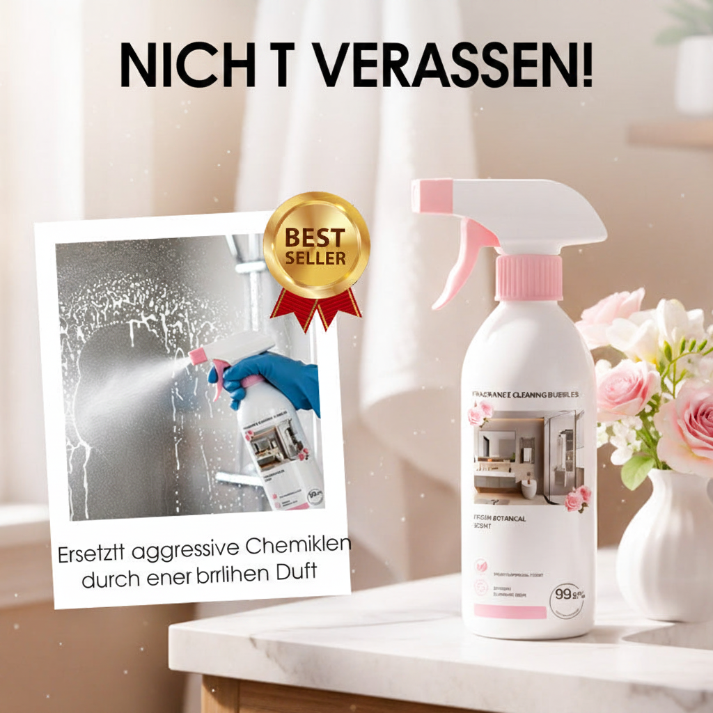 🥳HEISSER ANGEBOT 2026🥳💞ÜBER 50.000 VERKAUFT!🚿✨ 50 % RABATT! Mehrzweck-Badezimmerreiniger-Spray – Löst Kalk- und Seifenrückstände schnell auf. Kein mühsames Schrubben – einfach aufsprühen und abwischen für streifenfreien Glanz! 🧼💨