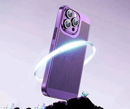 Neue Wärmeableitung Plating Fine Hole Protector Telefon Fall