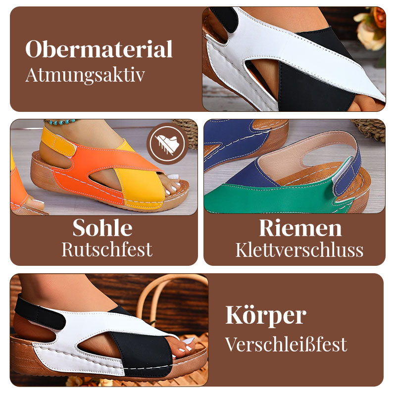 🔥Ultra-bequeme orthopädische Sandalen mit schrägem Absatz für Frauen