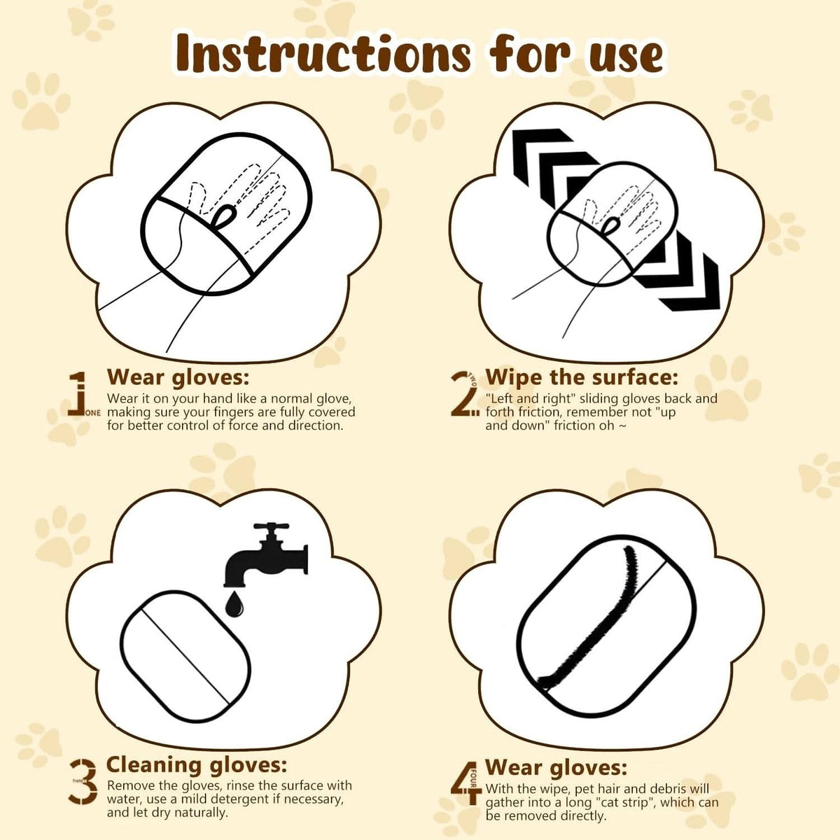 🐾 1 kaufen, 1 gratis! Tierhaarentferner-Handschuhe – beidseitige Silikonborsten, rutschfester Halt, waschbar und wiederverwendbar für Sofa, Kleidung und Teppiche 🧤