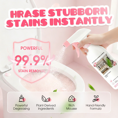 🥳HEISSER ANGEBOT 2026🥳💞ÜBER 50.000 VERKAUFT!🚿✨ 50 % RABATT! Mehrzweck-Badezimmerreiniger-Spray – Löst Kalk- und Seifenrückstände schnell auf. Kein mühsames Schrubben – einfach aufsprühen und abwischen für streifenfreien Glanz! 🧼💨