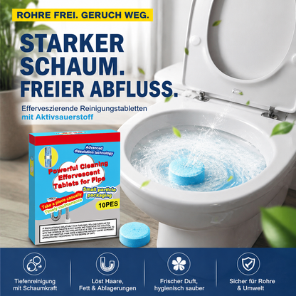 🔥 50 % RABATT!  Leistungsstarke Reinigungstabletten für Abflüsse – lösen Schmutz, Fett und üble Gerüche auf und sorgen für ein frischeres Rohrsystem ✨
