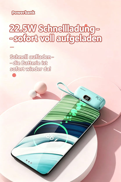 🔥VERKAUFSHIT – ÜBER 50.000+ VERKAUFT!🔋📱Mini-Powerbank 5000mAh – Tragbar, Schnellladung & Perfekt für Unterwegs✨