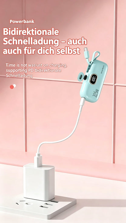 🔥VERKAUFSHIT – ÜBER 50.000+ VERKAUFT!🔋📱Mini-Powerbank 5000mAh – Tragbar, Schnellladung & Perfekt für Unterwegs✨