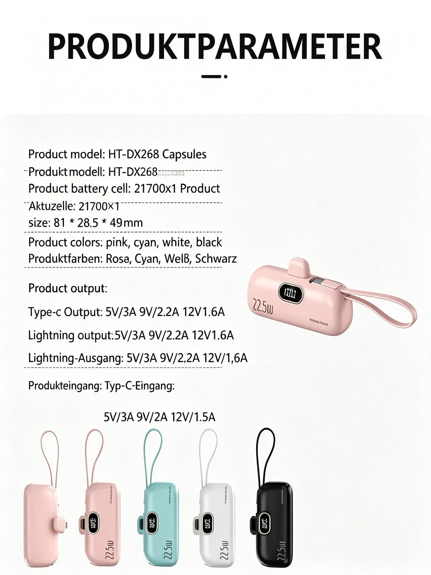 🔥VERKAUFSHIT – ÜBER 50.000+ VERKAUFT!🔋📱Mini-Powerbank 5000mAh – Tragbar, Schnellladung & Perfekt für Unterwegs✨