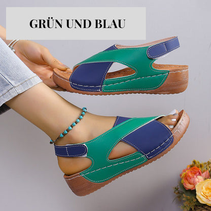🔥Ultra-bequeme orthopädische Sandalen mit schrägem Absatz für Frauen