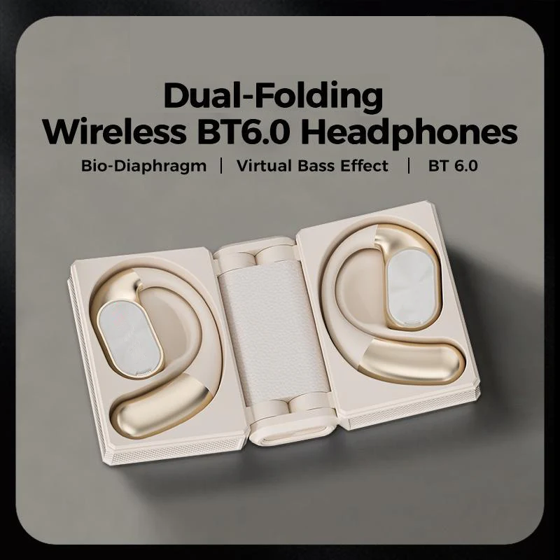 Zeitlich begrenztes Angebot: 50 % Rabatt ✨ Kabellose Kopfhörer mit Geräuschunterdrückung und Bluetooth 6.0 🥤, extrem lange Akkulaufzeit von 145 Stunden 🥳, IPX5-zertifiziert für den Sport 🚲