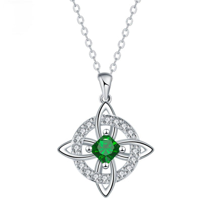 🔥 50 % Rabatt! Unisex-Halskette mit Hexenknoten-Anhänger – Symbol für Glück & Verbundenheit ✨📿 Langlebiges Kupfer, vielseitiger Stil für jeden Look, 12 Monatsdesigns zur Auswahl