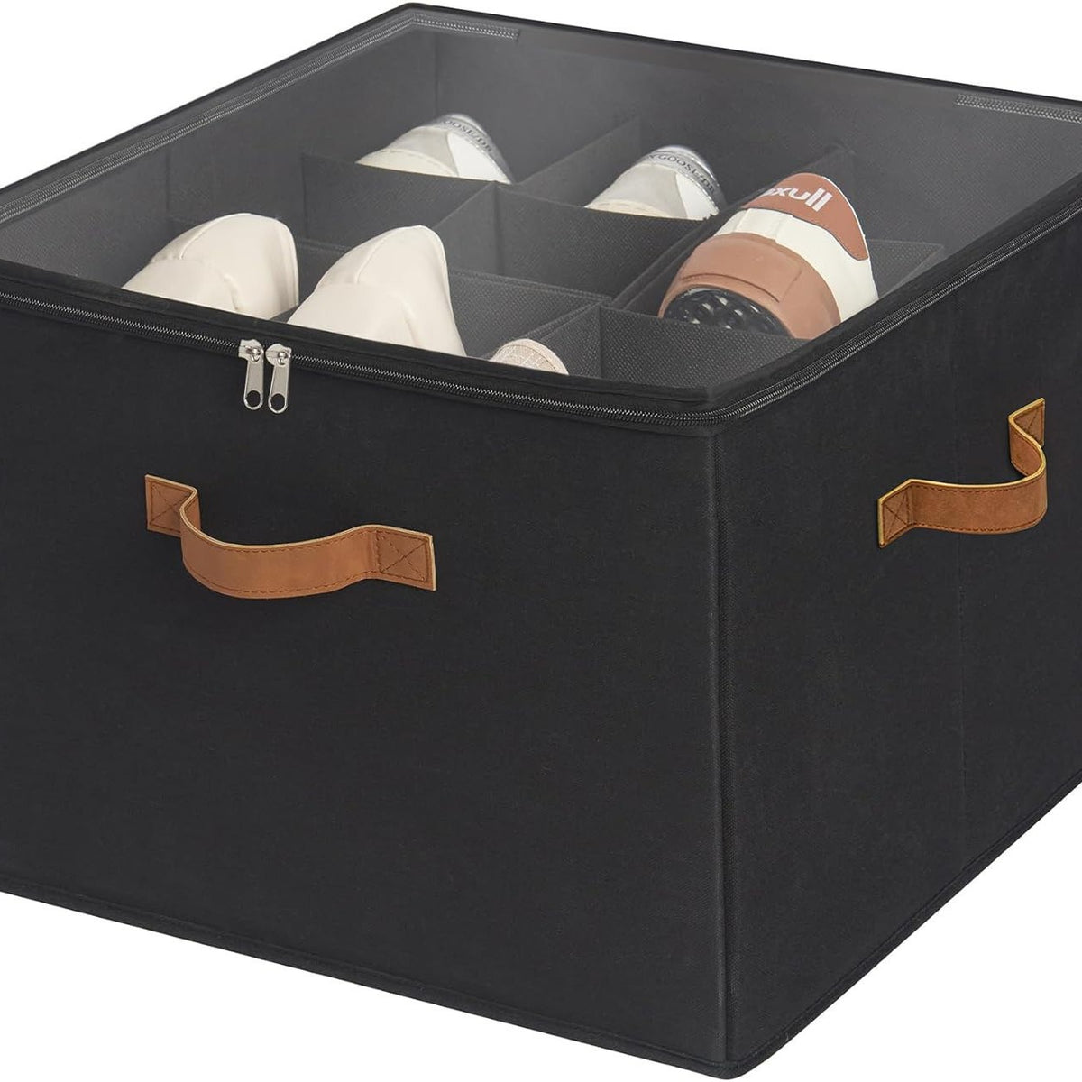 👟 50% RABATT! 🧺 Schuh-Aufbewahrungsbox aus Stoff – Zusammenklappbar, staubdicht & atmungsaktiv – Ideal für Schränke & Schlafzimmer ✨