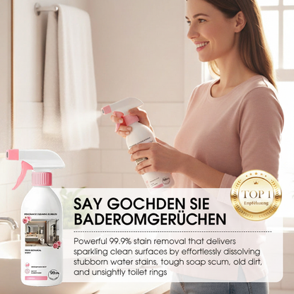 🥳HEISSER ANGEBOT 2026🥳💞ÜBER 50.000 VERKAUFT!🚿✨ 50 % RABATT! Mehrzweck-Badezimmerreiniger-Spray – Löst Kalk- und Seifenrückstände schnell auf. Kein mühsames Schrubben – einfach aufsprühen und abwischen für streifenfreien Glanz! 🧼💨