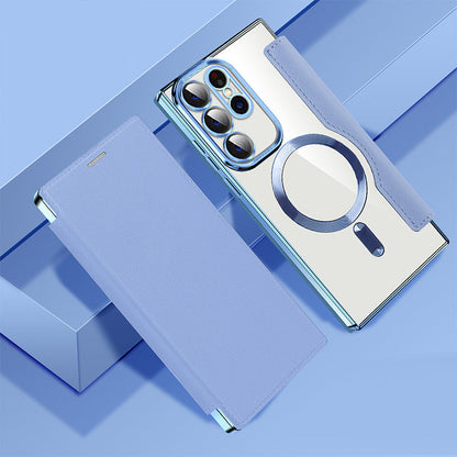 💖Neue, heiß verkaufte💖Samsung-Handyhülle mit Lederstruktur und Kartenhalter