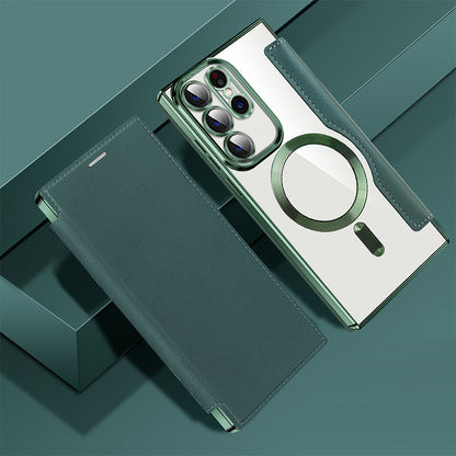 💖Neue, heiß verkaufte💖Samsung-Handyhülle mit Lederstruktur und Kartenhalter