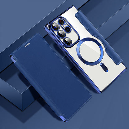 💖Neue, heiß verkaufte💖Samsung-Handyhülle mit Lederstruktur und Kartenhalter