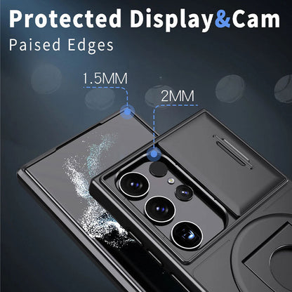 Samsung Military Grade stoßfestes Gehäuse mit Ring Kickstand