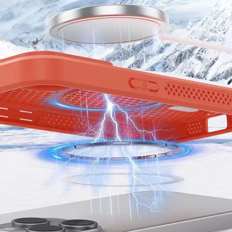 📱50% Rabatt🔥Wabenmatrix-Kühlung Magnetische Handyhülle für iPhone