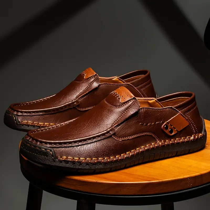 🔥Atmungsaktives Kalbsleder🔥Klassische, bequeme Lederschuhe für Herren