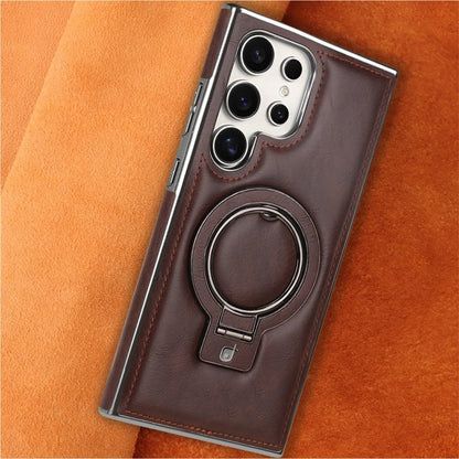 Magnetische Handyhülle mit Ständer im Retro-Stil für Samsung