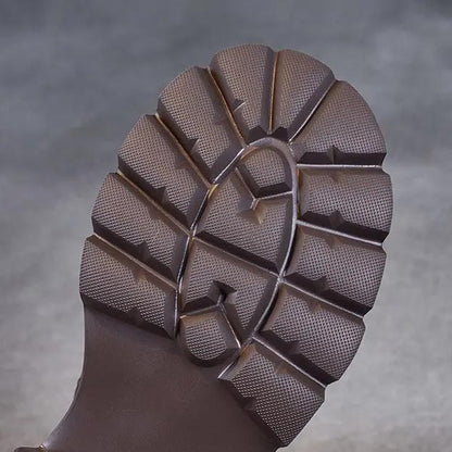 Orthopädische bequeme Damenstiefel aus Leder