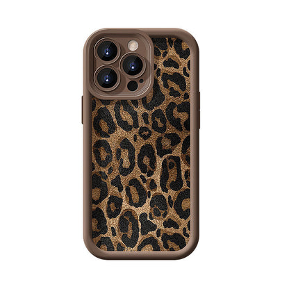 Leopard Print Tasche für iPhone mit Lanyard