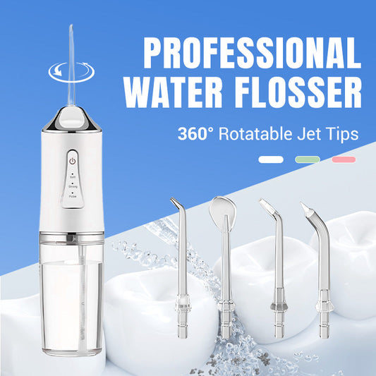 🔥Letzte 48 Stunden 50% RABATT🔥Tragbare Munddusche mit Wasserflosser(Patent)🦷