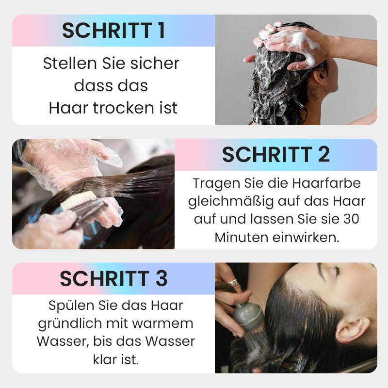 ✨️Bestseller✨️2-in-1-Silber-Haarfarbe mit natürlichem Essenz-Extrakt