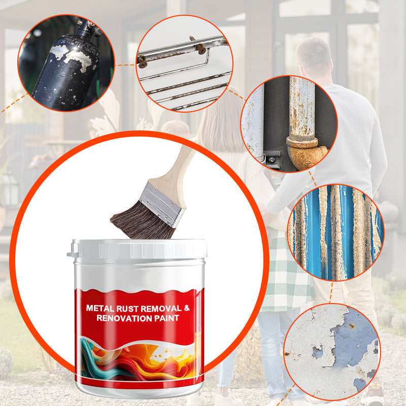 WINTERANGEBOT 🎁 2-in-1-Lack zum Entfernen und Reparieren von Metallrost