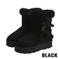 Klassische Plateau-Schneestiefel für Frauen mit Plüsch-Schleife-Kostenloser Versand