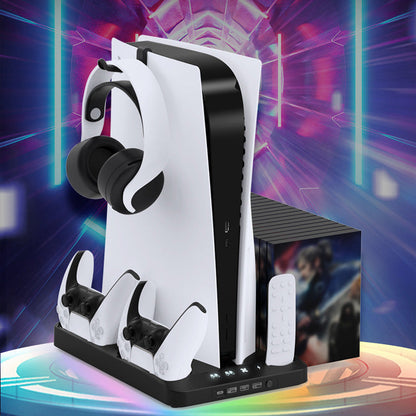 Multifunktionales Kühlständer-Set für PS5