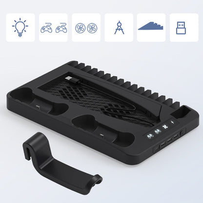 Multifunktionales Kühlständer-Set für PS5