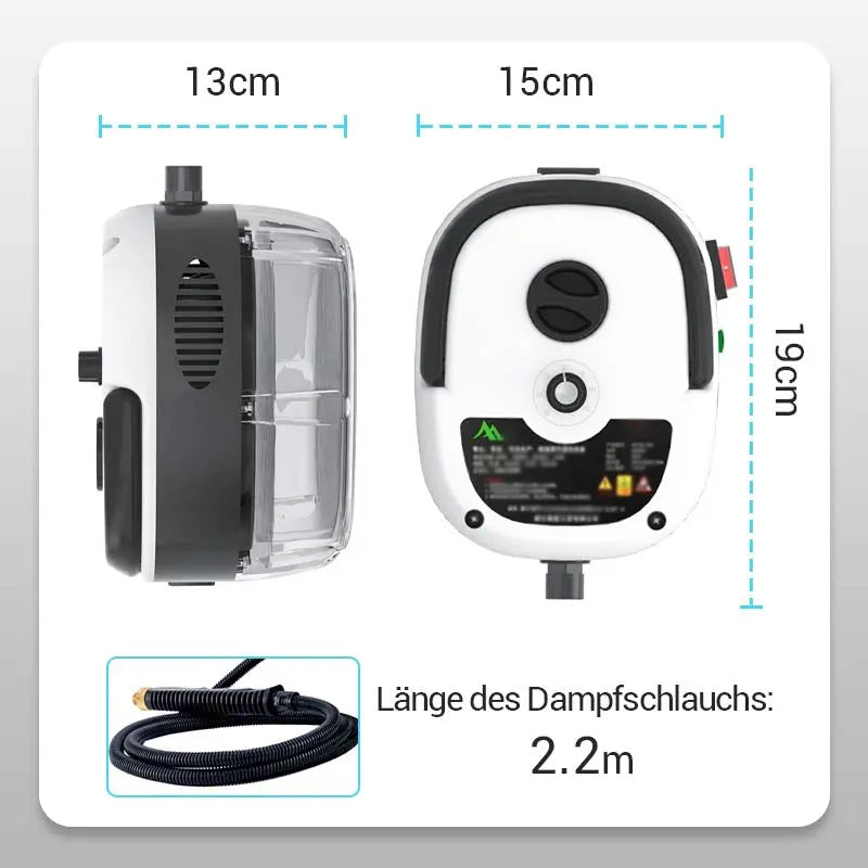 🚿 DAMPFREINIGER – 155°C Dampf • Kein Schrubben • Lebensmittelsicher • Multifunktional • Ohne Aufheizzeit