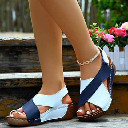 🔥HOT SALE-50% OFF🔥Ultra-bequeme orthopädische Sandalen mit schrägem Absatz für Frauen