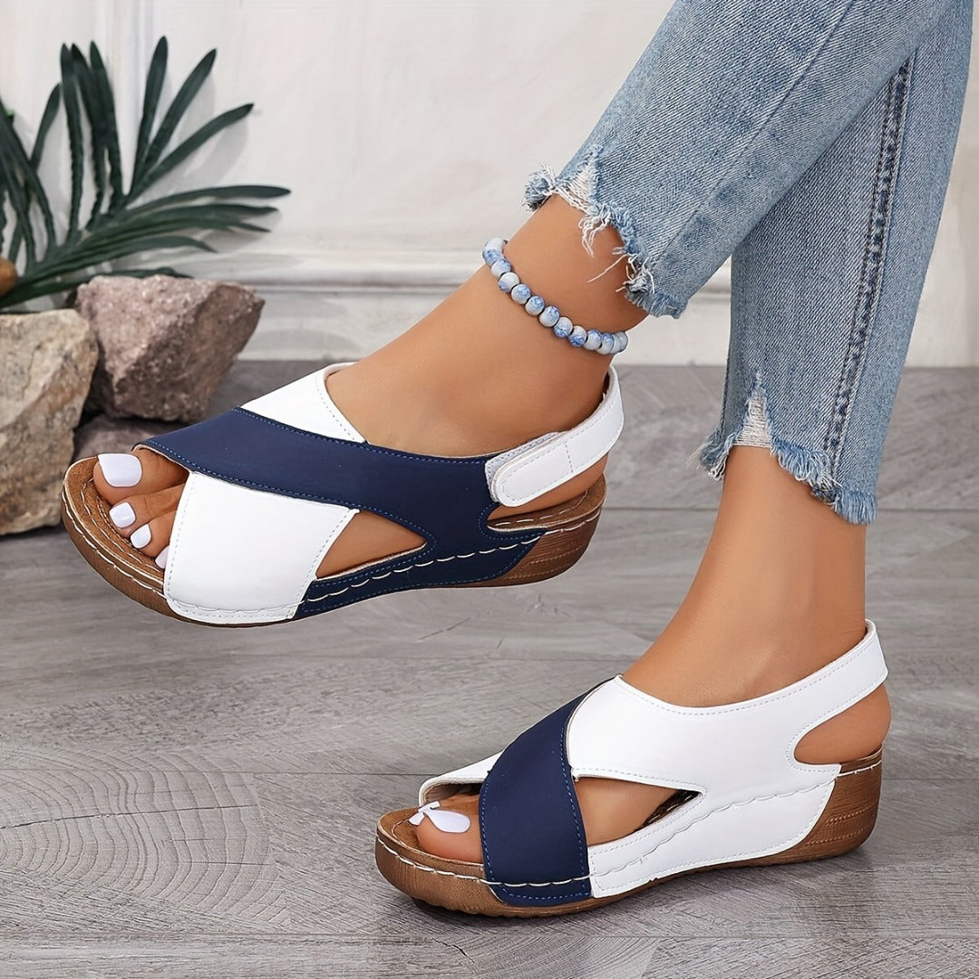 🔥HOT SALE-50% OFF🔥Ultra-bequeme orthopädische Sandalen mit schrägem Absatz für Frauen